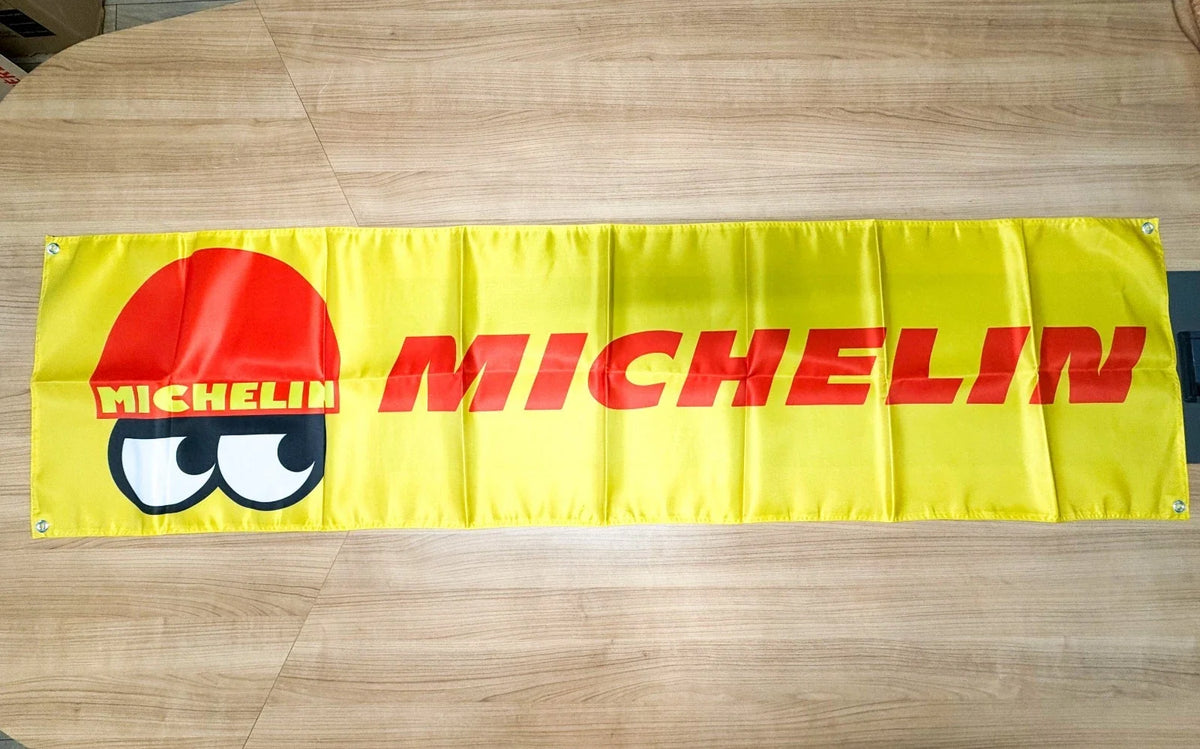 Michelin Racing Heritage Pennant Flag – Garage & Man Cave Banner