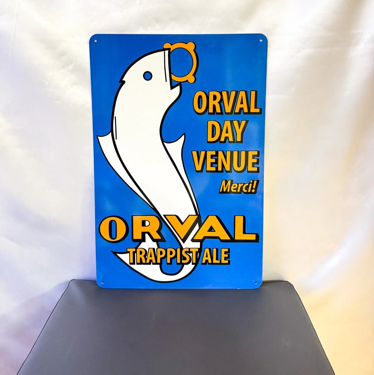 Orval Trappist Ale - Brewery Advertising Heavy Metal Sign – Garage & Man Cave Decor