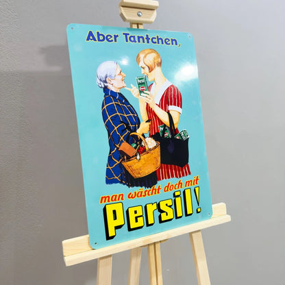 Persil Advertising Heavy Metal Sign – Garage & Man Cave Decor