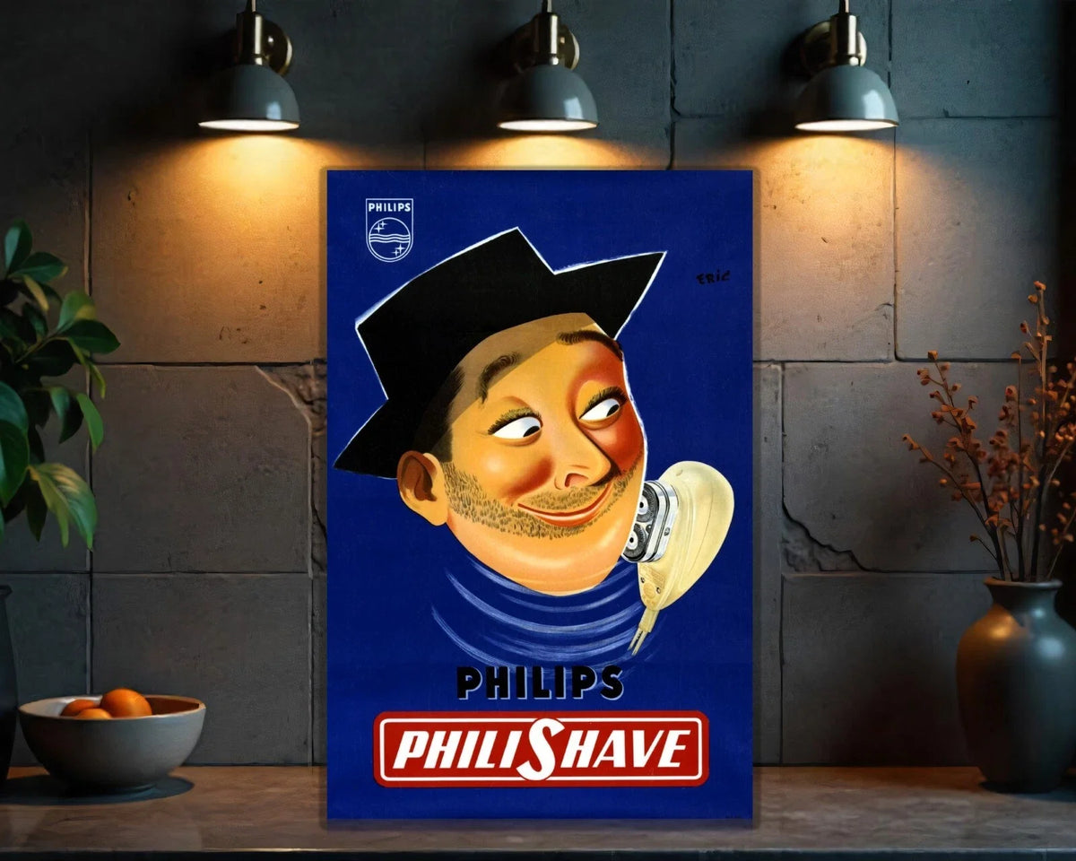 PHILIPS Philishave Electric Shaver Hevay Heavy Metal Sign – Garage & Man Cave Decor
