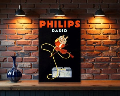 PHILIPS Radio Hevy Heavy Metal Sign – Garage & Man Cave Decor