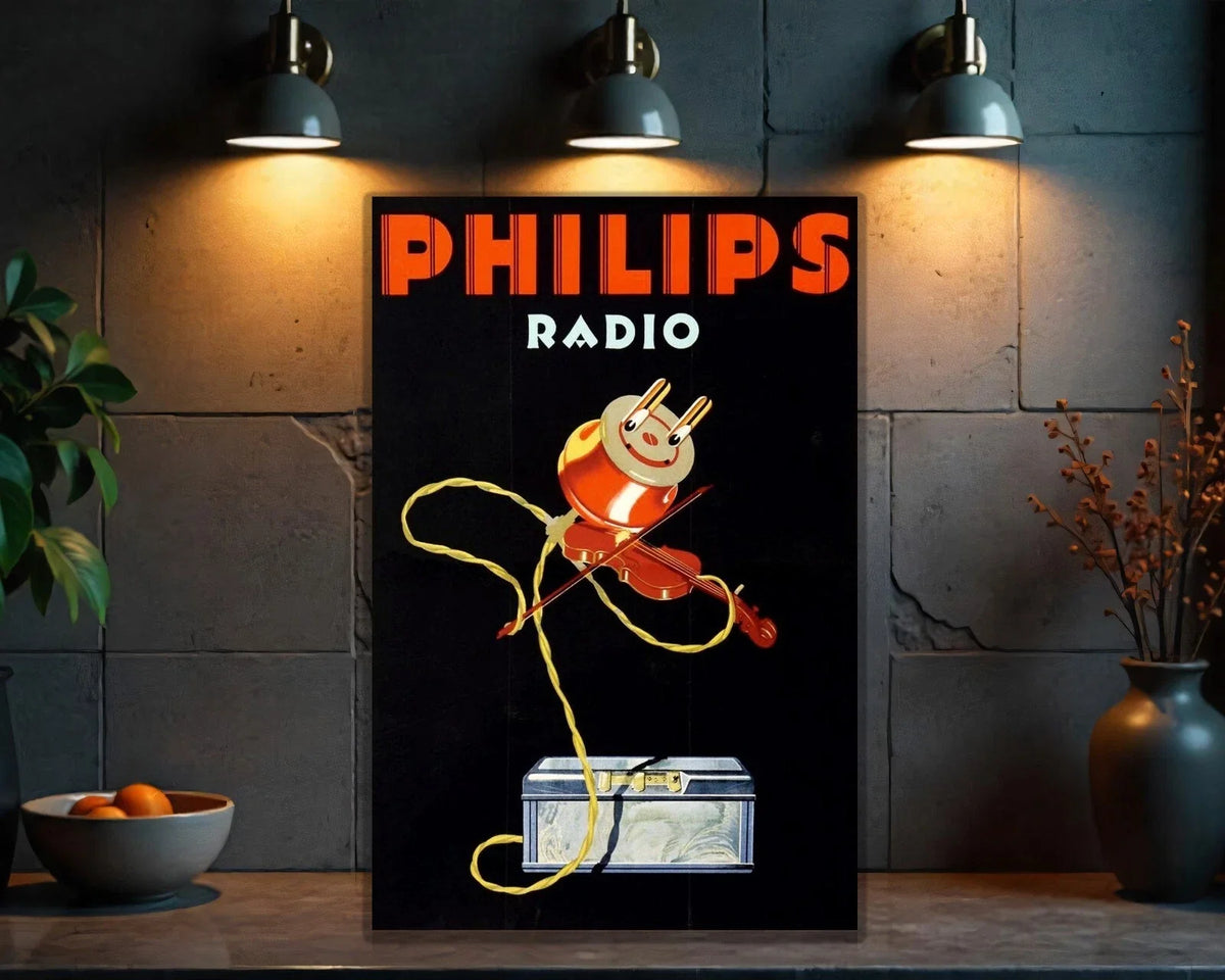 PHILIPS Radio Hevy Heavy Metal Sign – Garage & Man Cave Decor