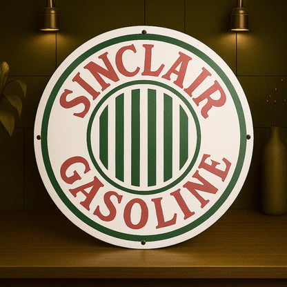 SINCLAIR GASOLINE Heavy Metal Sign (Indoor Edition)  –  Garage & Man Cave Decor