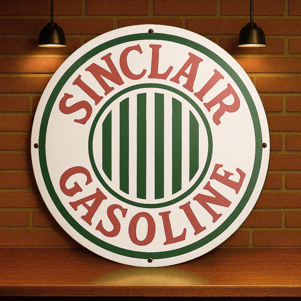 SINCLAIR GASOLINE Heavy Metal Sign (Indoor Edition)  –  Garage & Man Cave Decor